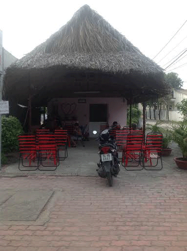 Sang quán cafe sân , Chòi Võng, Bình Dương