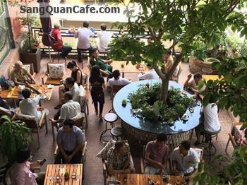 Sang Quán café sân vườn đang kinh doanh tốt.