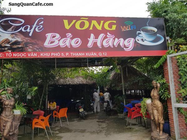 Sang quán Cafe sân vườn Mặt tiền Đường Tô Ngọc Vân