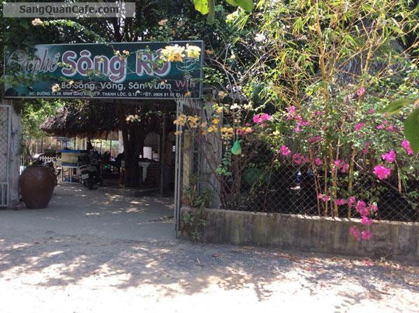 Sang quán cafe sân vườn, võng bờ sông