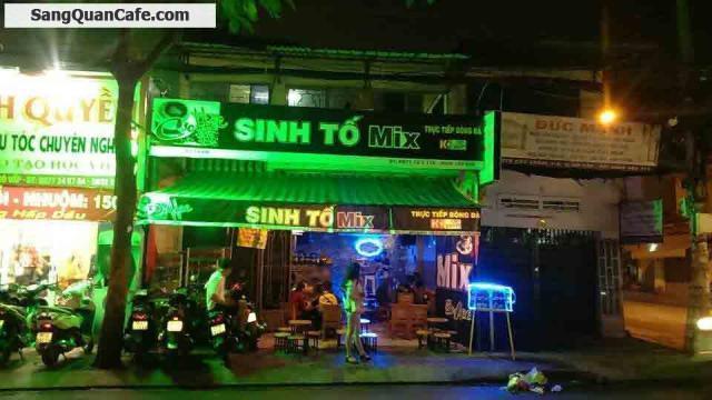 Sang quán cafe sinh tố ghế gỗ đường Cây Trâm