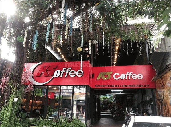 Sang quán cafe tại 503C Nguyễn Văn Quá, P. Đông Hưng Thuận, Q.12