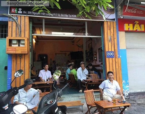 Sang quán cafe tại đường Nguyễn Văn Lượng, Phường 17, Gò vấp