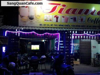 Sang quán cafe TIAMO Bình Dương