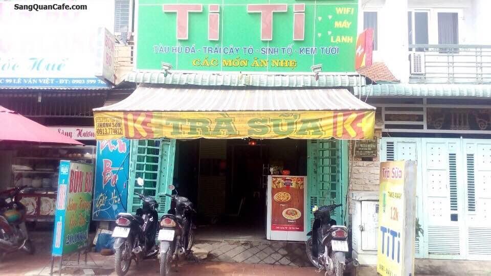 Sang quán cafe trà sữa, fastfood mặt tiền