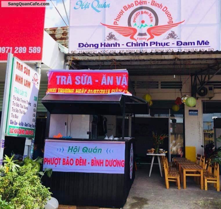 Sang quán cafe, trà sữa máy lạnh KDC Thuận Giao Thuân An Bình Dương