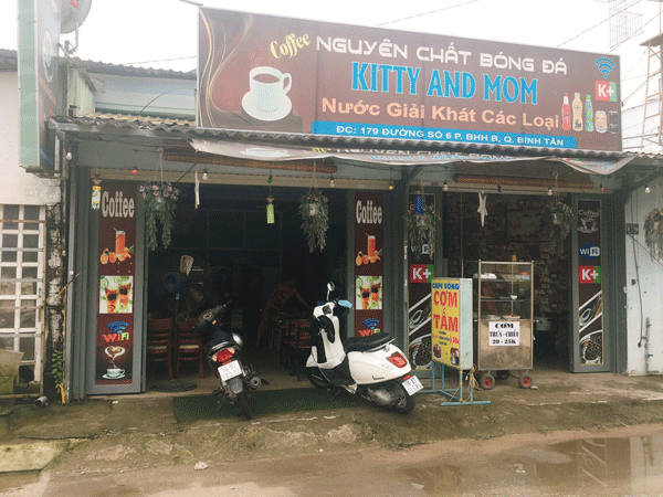 Sang Quán cafe và cơm sáng trưa chiều Bình Tân