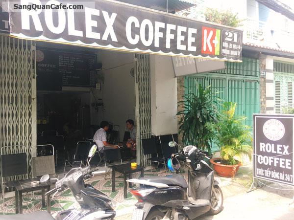 Sang quán cafe vị trí đẹp góc 2 mặt tiền