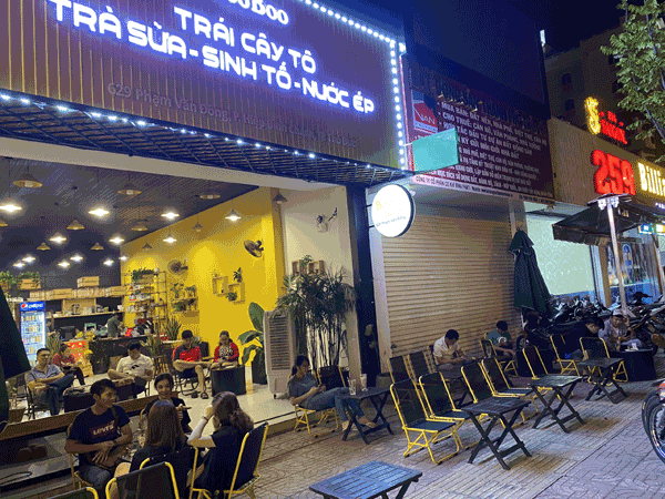 Sang quán cafe vị trí đẹp ngay cầu Bình Lợi