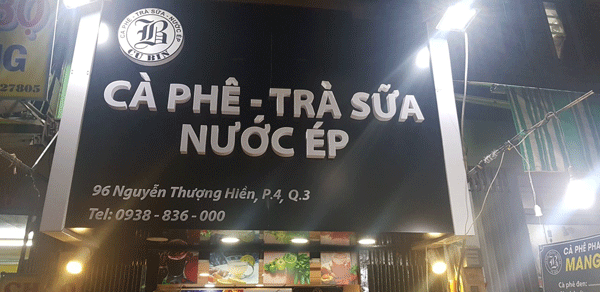 Sang Quán chuyên kinh doanh cafe nước ép trà sữa