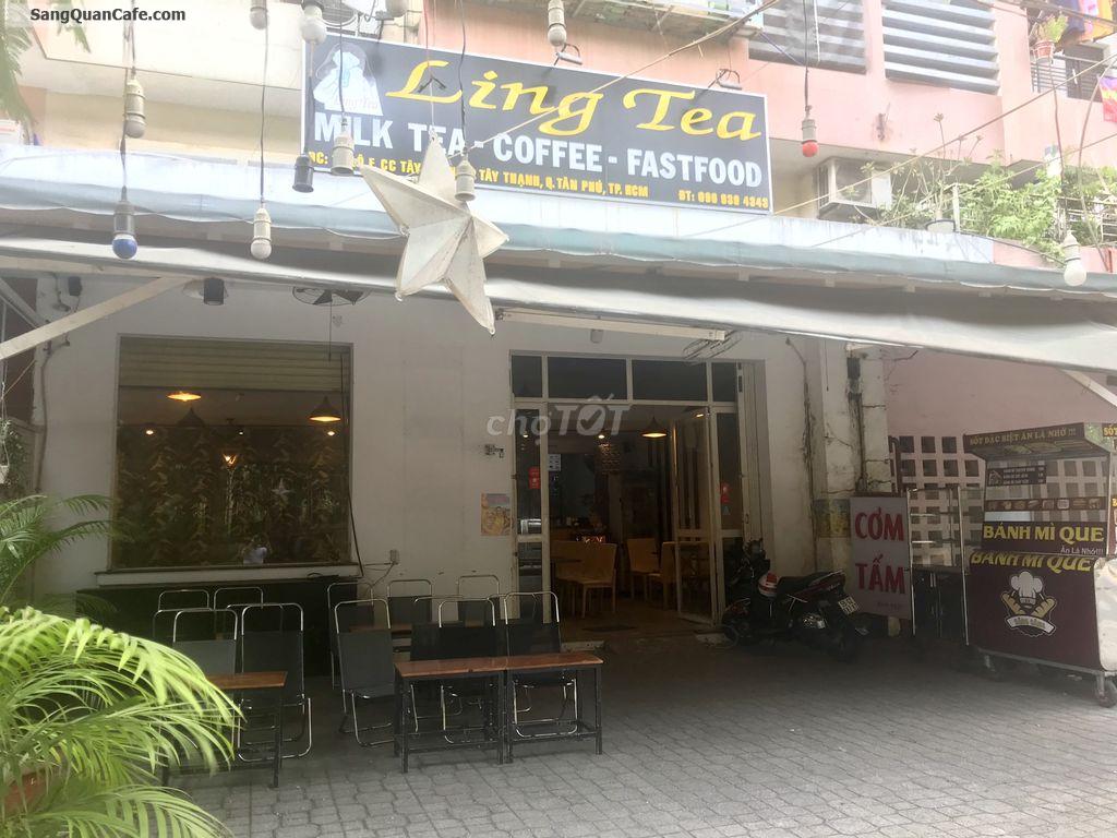 Sang quán Coffee , trà sữa ling’s Tea đối diện trường