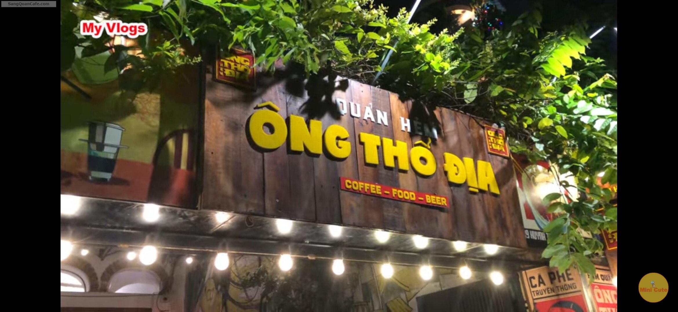 Sang quán hẻm ÔNG THỔ ĐỊA cafe, ăn vặt, quán ăn và quán nhậu